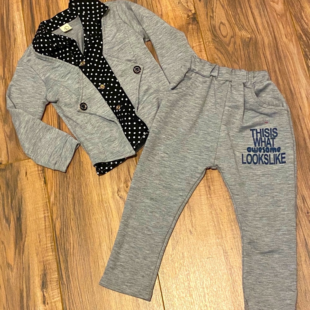 Adorable stylish sweat suit